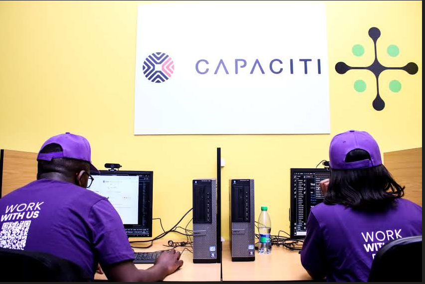 CAPACITI students at work stations